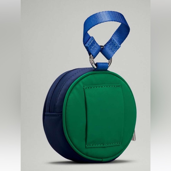 NWOT Lululemon Logo Coin Pouch in Night Sea / Emerald Ice / Blue Nile - Picture 2 of 12